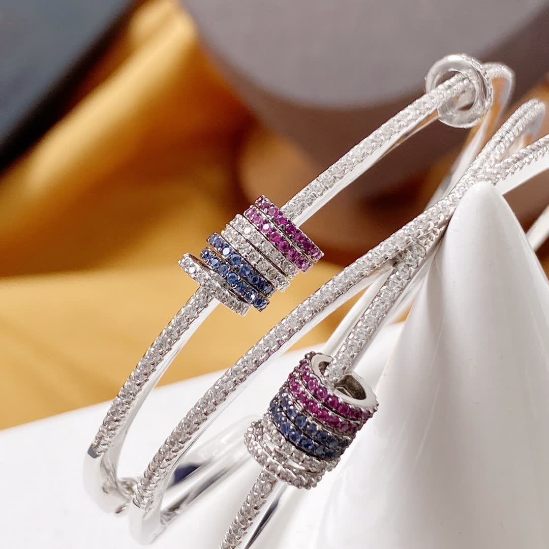 APM Monaco Happy Diamonds Bangle Bracelet